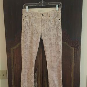 7 Snake skinned pants.